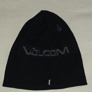Volcom Black Knit Beanie
